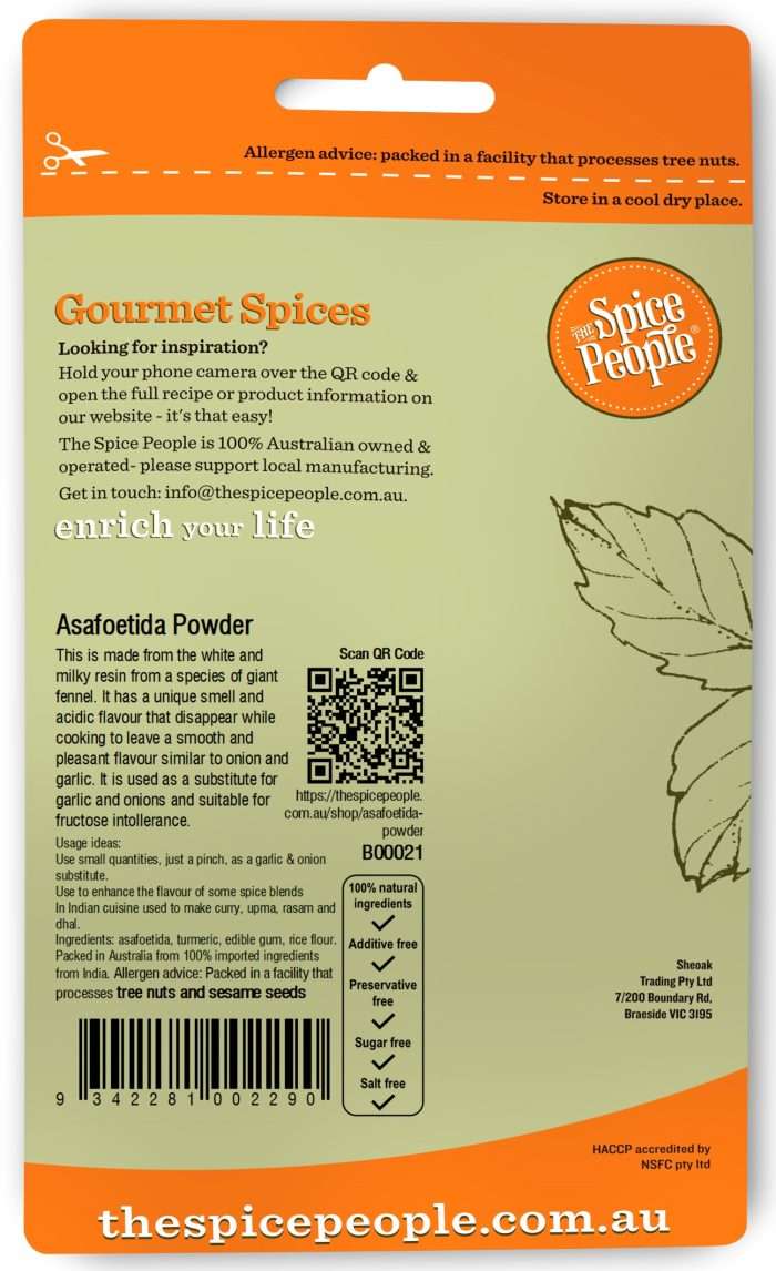 White sachet mockup against white background