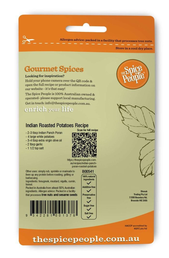 White sachet mockup against white background