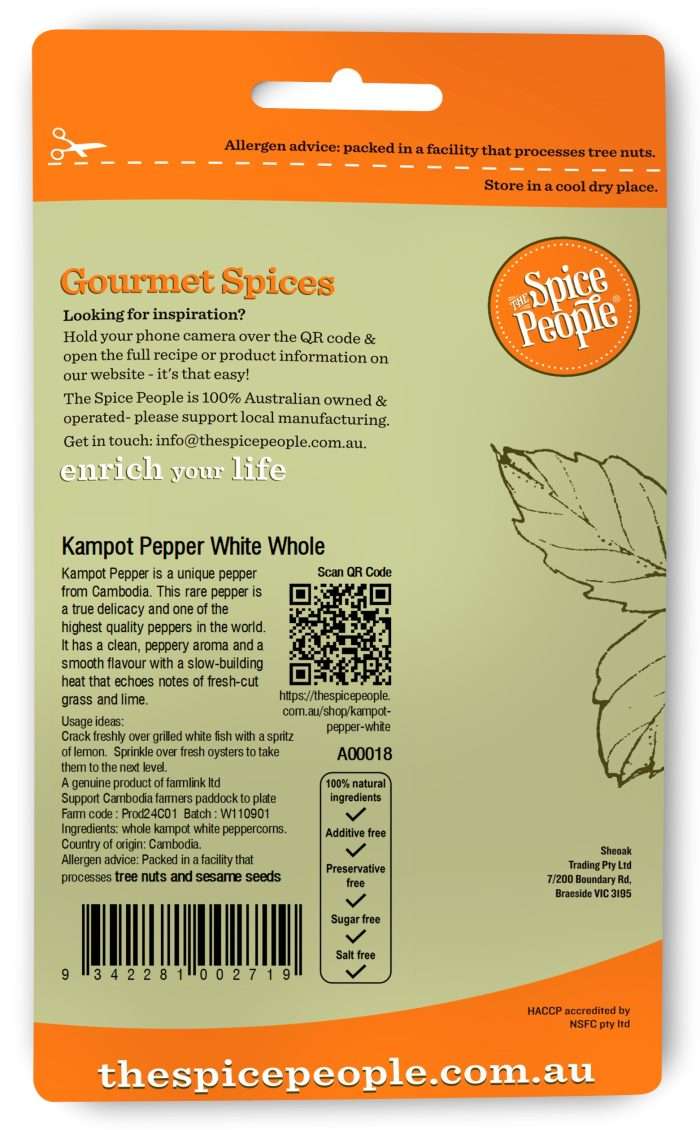 White sachet mockup against white background