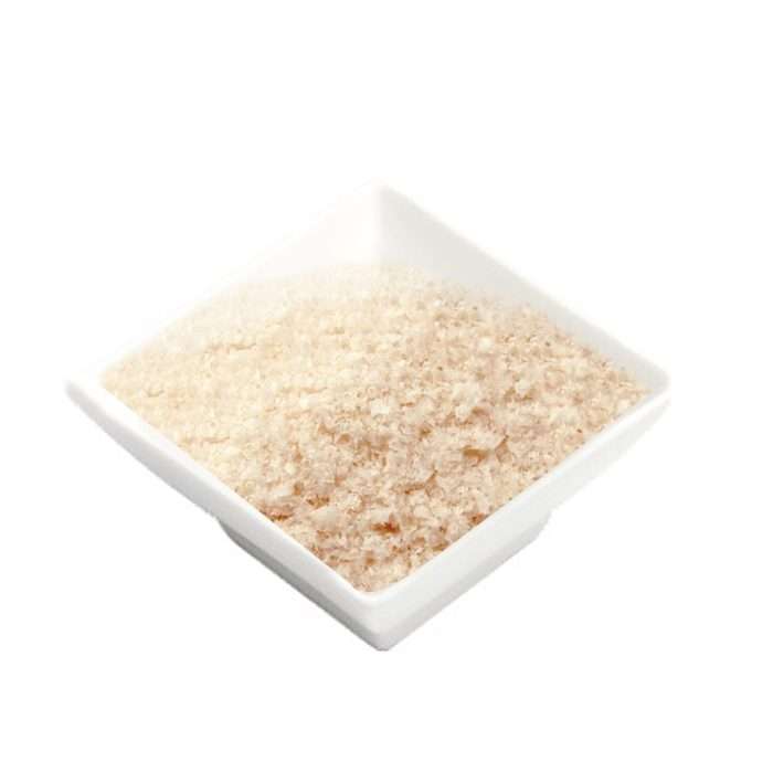 Top view of white different shapes bowls