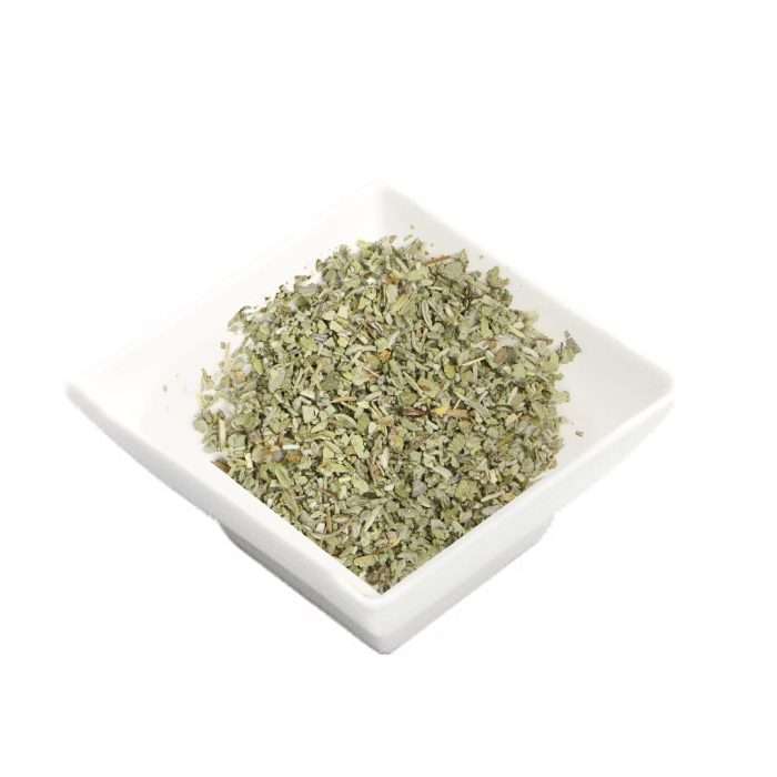 Top view of white different shapes bowls